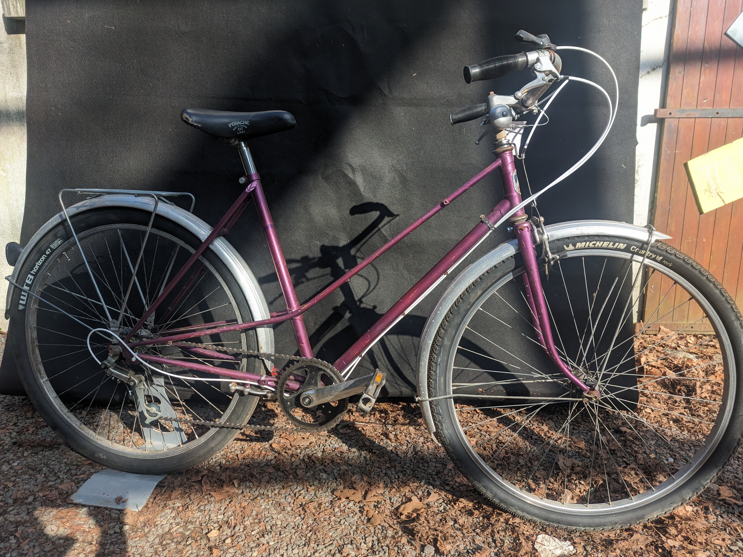 Peugeot mixte violet